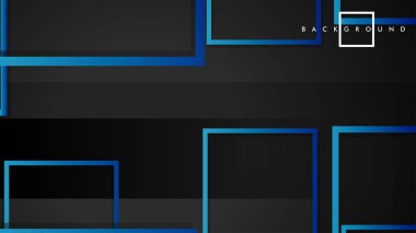 Vektör Modern Soyut Kareler Arka Planlar . siyah yeşil degrade ile. eps 10 şablonu