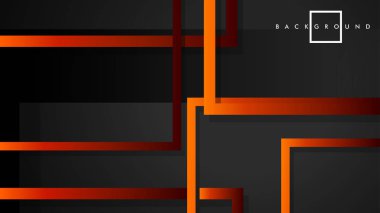 Vektör Modern Soyut Kareler Arka Planlar . siyah kırmızı turuncu degrade ile. eps 10 şablonu