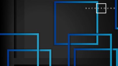 Vektör Modern Soyut Kareler Arka Planlar . siyah yeşil degrade ile. eps 10 şablonu