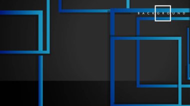 Vektör Modern Soyut Kareler Arka Planlar . siyah yeşil degrade ile. eps 10 şablonu