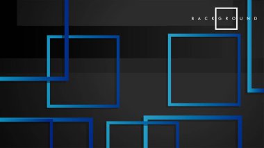 Vektör Modern Soyut Kareler Arka Planlar . siyah yeşil degrade ile. eps 10 şablonu