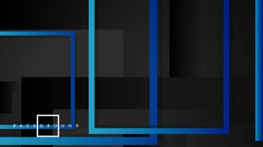 Vektör Modern Soyut Kareler Arka Planlar . siyah yeşil degrade ile. eps 10 şablonu