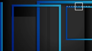 Vektör Modern Soyut Kareler Arka Planlar . siyah yeşil degrade ile. eps 10 şablonu