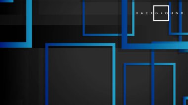 Vektör Modern Soyut Kareler Arka Planlar . siyah yeşil degrade ile. eps 10 şablonu