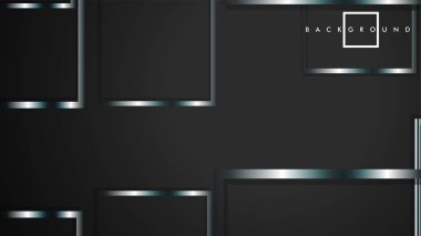 Modern Soyut Vektör Kutusu Arka Plan. beyaz degrade şeritler ile. eps 10 şablonu