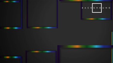 Modern Soyut Vektör Kutusu Arka Plan. renkli degrade şeritler ile. eps 10 şablonu