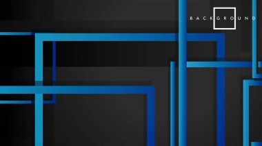 Vektör Modern Soyut Kareler Arka Planlar . siyah yeşil degrade ile. eps 10 şablonu