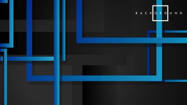 Vektör Modern Soyut Kareler Arka Planlar . siyah yeşil degrade ile. eps 10 şablonu