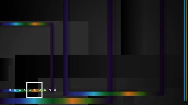 Modern Soyut Vektör Kutusu Arka Plan. renkli degrade şeritler ile. eps 10 şablonu