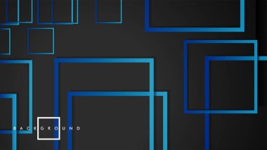 Vektör Modern Soyut Kareler Arka Planlar . siyah yeşil degrade ile. eps 10 şablonu