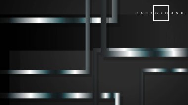 Modern Soyut Vektör Kutusu Arka Plan. beyaz degrade şeritler ile. eps 10 şablonu