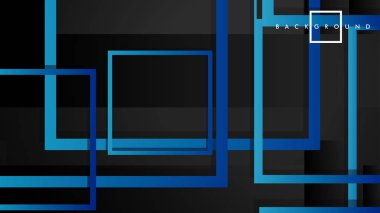 Vektör Modern Soyut Kareler Arka Planlar . siyah yeşil degrade ile. eps 10 şablonu