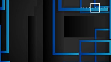 Vektör Modern Soyut Kareler Arka Planlar . siyah yeşil degrade ile. eps 10 şablonu