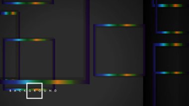 Modern Soyut Vektör Kutusu Arka Plan. renkli degrade şeritler ile. eps 10 şablonu