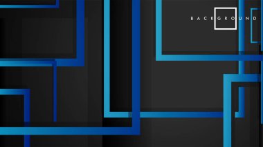 Vektör Modern Soyut Kareler Arka Planlar . siyah yeşil degrade ile. eps 10 şablonu