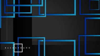 Vektör Modern Soyut Kareler Arka Planlar . siyah yeşil degrade ile. eps 10 şablonu