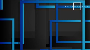 Vektör Modern Soyut Kareler Arka Planlar . siyah yeşil degrade ile. eps 10 şablonu