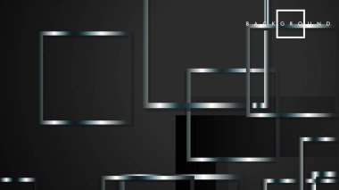 Modern Soyut Vektör Kutusu Arka Plan. beyaz degrade şeritler ile. eps 10 şablonu