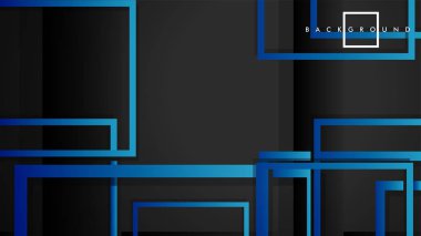 Vektör Modern Soyut Kareler Arka Planlar . siyah yeşil degrade ile. eps 10 şablonu