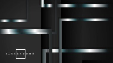 Modern Soyut Vektör Kutusu Arka Plan. beyaz degrade şeritler ile. eps 10 şablonu