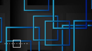 Vektör Modern Soyut Kareler Arka Planlar . siyah yeşil degrade ile. eps 10 şablonu