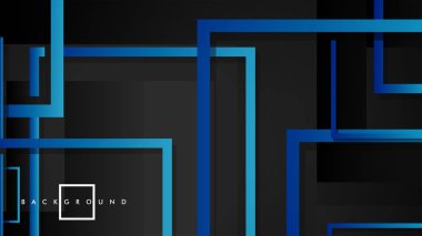 Vektör Modern Soyut Kareler Arka Planlar . siyah yeşil degrade ile. eps 10 şablonu