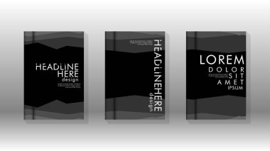 Kapak kitabı kavramı soyut geometrik arka plan renk ve şekillerin bir kombinasyonu ile