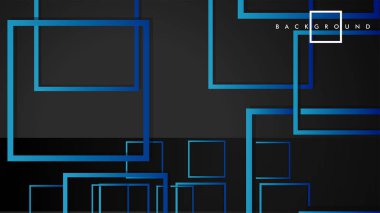 Vektör Modern Soyut Kareler Arka Planlar . siyah yeşil degrade ile. eps 10 şablonu