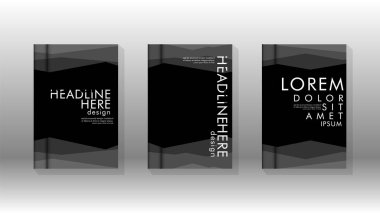 Kapak kitabı kavramı soyut geometrik arka plan renk ve şekillerin bir kombinasyonu ile