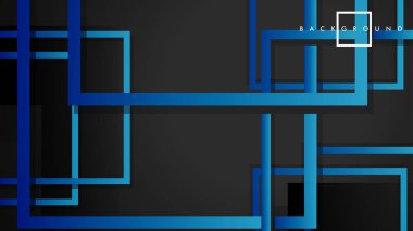 Vektör Modern Soyut Kareler Arka Planlar . siyah yeşil degrade ile. eps 10 şablonu