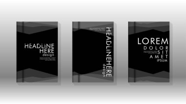 Kapak kitabı kavramı soyut geometrik arka plan renk ve şekillerin bir kombinasyonu ile