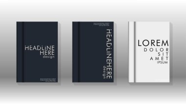 Soyut kitap kapağı düzeninin arka planı. Broşürler, dergiler, vektör şablonları vb. için. Modern tasarımlar Eps 10'da geometrik desenler oluşturur