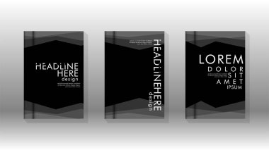 Kapak kitabı kavramı soyut geometrik arka plan renk ve şekillerin bir kombinasyonu ile