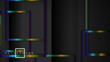 Modern Soyut Vektör Kutusu Arka Plan. renkli degrade şeritler ile. eps 10 şablonu