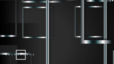 Modern Soyut Vektör Kutusu Arka Plan. beyaz degrade şeritler ile. eps 10 şablonu