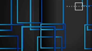 Vektör Modern Soyut Kareler Arka Planlar . siyah yeşil degrade ile. eps 10 şablonu