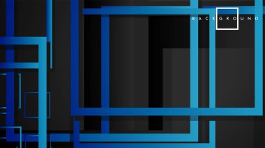 Vektör Modern Soyut Kareler Arka Planlar . siyah yeşil degrade ile. eps 10 şablonu