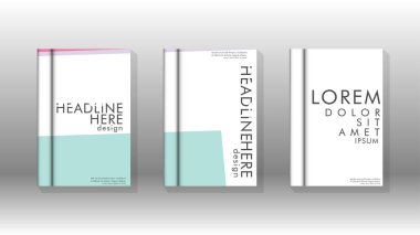 Kapak kitabı kavramı soyut geometrik arka plan renk ve şekillerin bir kombinasyonu ile