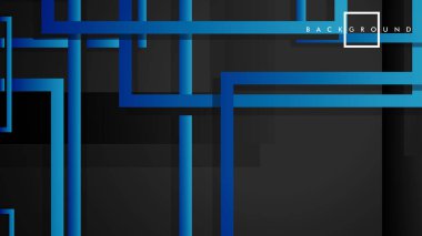 Vektör Modern Soyut Kareler Arka Planlar . siyah yeşil degrade ile. eps 10 şablonu