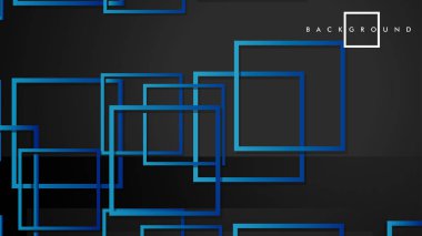 Vektör Modern Soyut Kareler Arka Planlar . siyah yeşil degrade ile. eps 10 şablonu