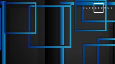 Vektör Modern Soyut Kareler Arka Planlar . siyah yeşil degrade ile. eps 10 şablonu