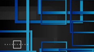 Vektör Modern Soyut Kareler Arka Planlar . siyah yeşil degrade ile. eps 10 şablonu