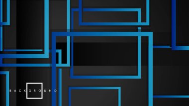 Vektör Modern Soyut Kareler Arka Planlar . siyah yeşil degrade ile. eps 10 şablonu