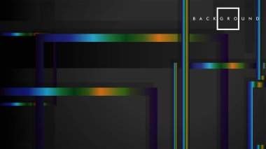 Modern Soyut Vektör Kutusu Arka Plan. renkli degrade şeritler ile. eps 10 şablonu