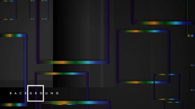 Modern Soyut Vektör Kutusu Arka Plan. renkli degrade şeritler ile. eps 10 şablonu