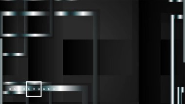 Modern Soyut Vektör Kutusu Arka Plan. beyaz degrade şeritler ile. eps 10 şablonu