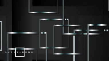 Modern Soyut Vektör Kutusu Arka Plan. beyaz degrade şeritler ile. eps 10 şablonu