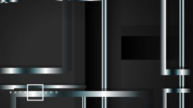 Modern Soyut Vektör Kutusu Arka Plan. beyaz degrade şeritler ile. eps 10 şablonu