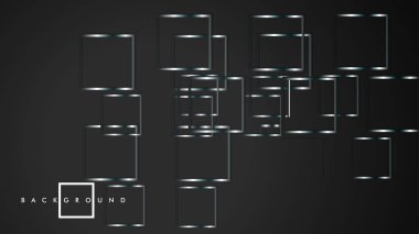 Modern Soyut Vektör Kutusu Arka Plan. beyaz degrade şeritler ile. eps 10 şablonu