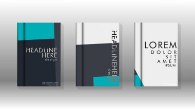 Soyut kitap kapağı düzeninin arka planı. Broşürler, dergiler, vektör şablonları vb. için. Modern tasarımlar Eps 10'da geometrik desenler oluşturur